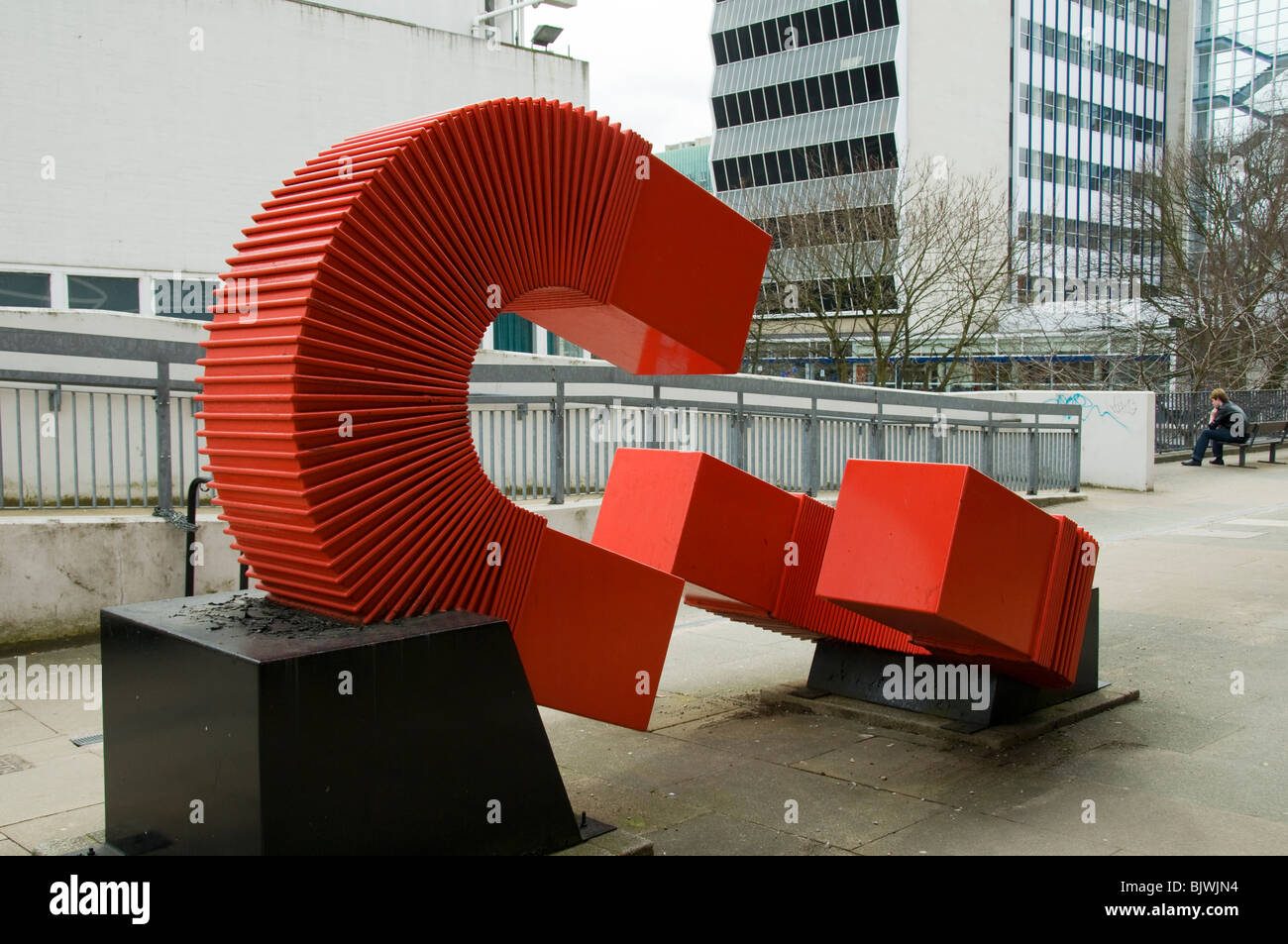 The Generation of Possibilities, a sculpture by Paul Frank Lewthwaite.  Manchester, England, UK Stock Photo