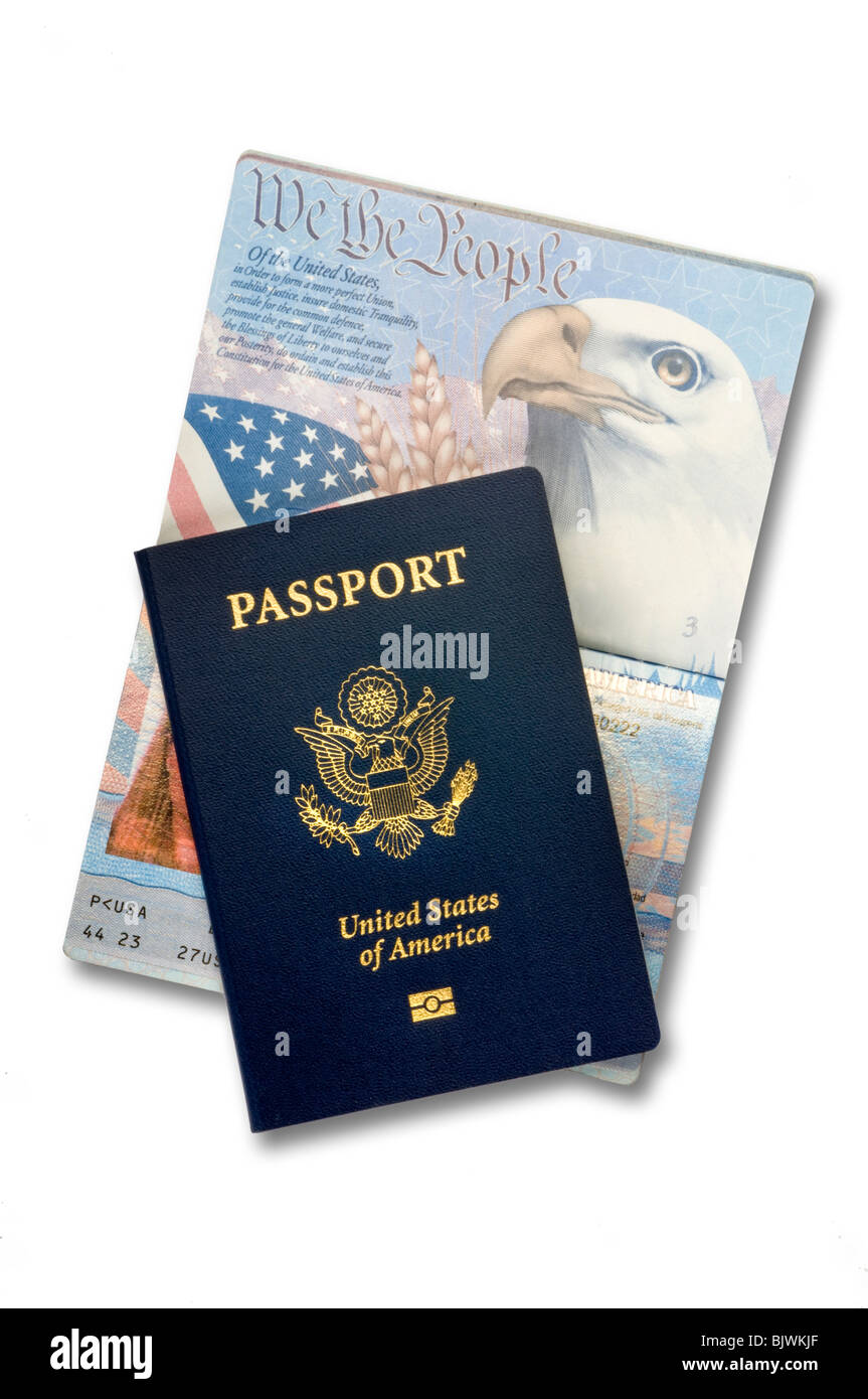 american passport Stock Photo