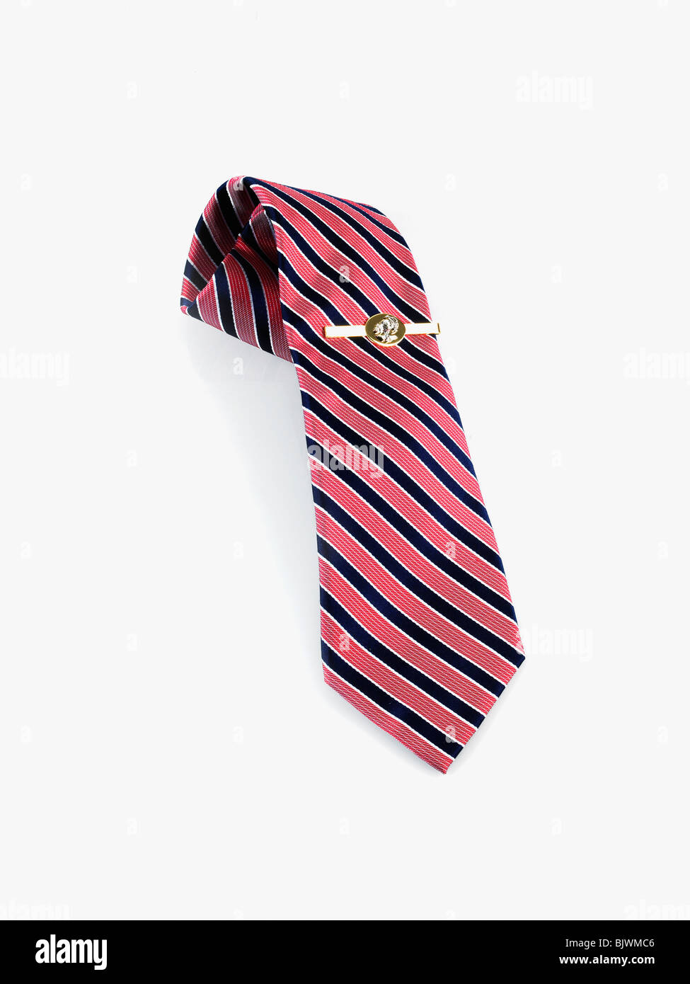 Necktie and tie clip Stock Photo Alamy