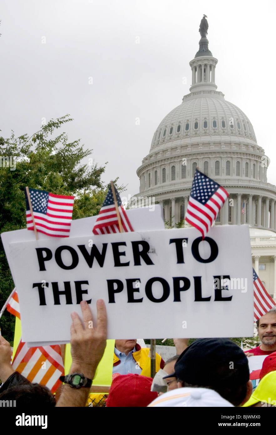 Protest Rally Demonstration at U.S. Capitol Building Washington DC ...