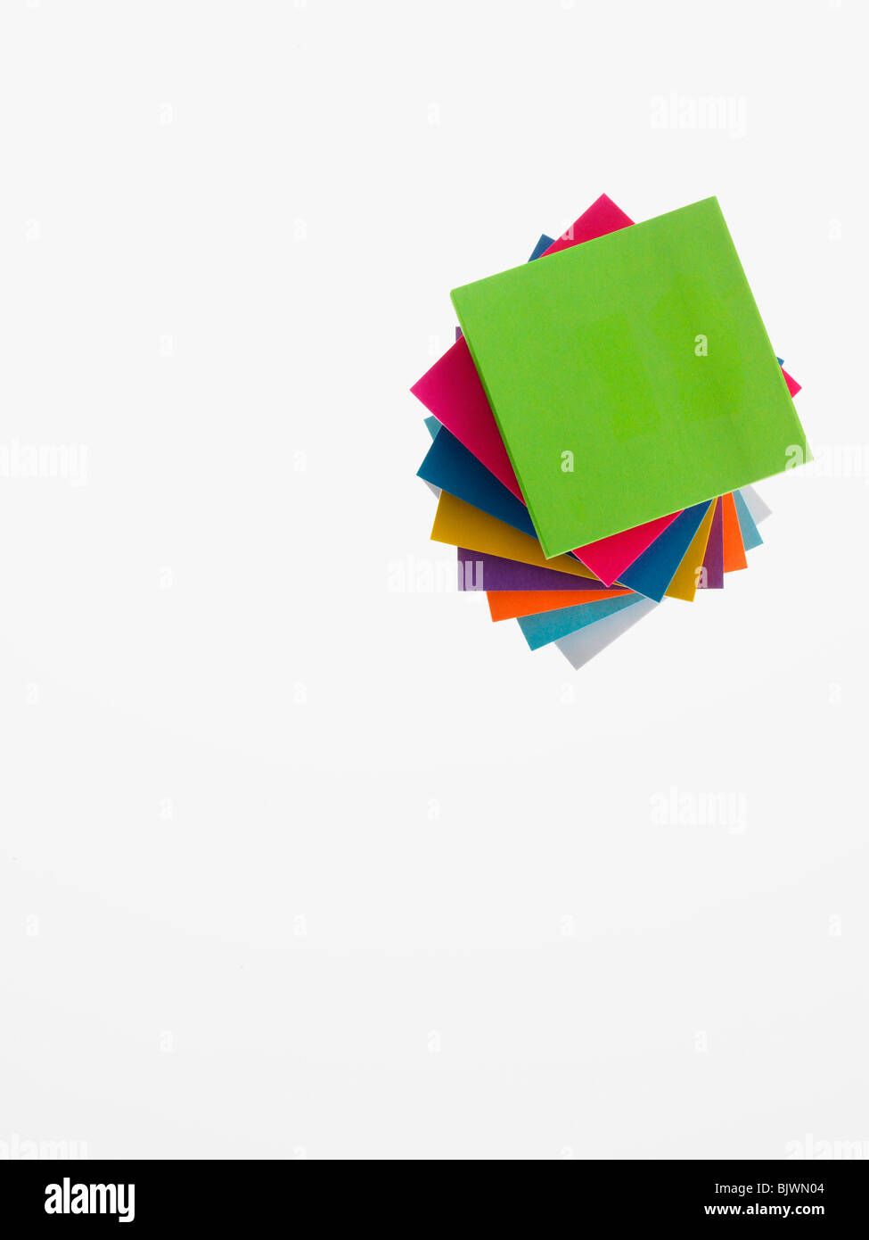 Colorful post-it notes Stock Photo
