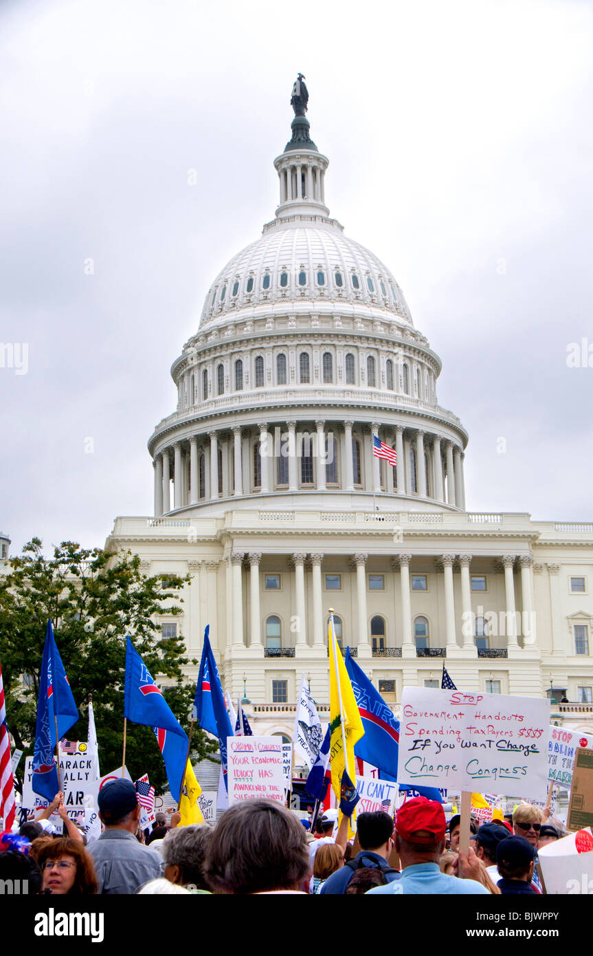 Protest Rally Demonstration at U.S. Capitol Building Washington DC ...