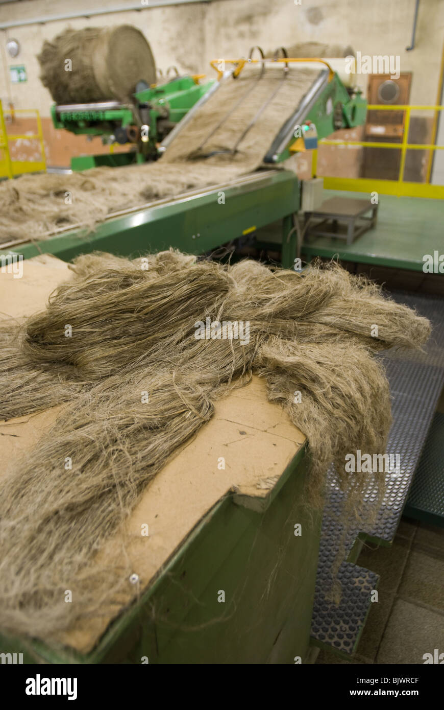 Linen factory Linificio e Canapificio Nazionale, Fara Gera d'Adda, Italy Stock Photo Alamy