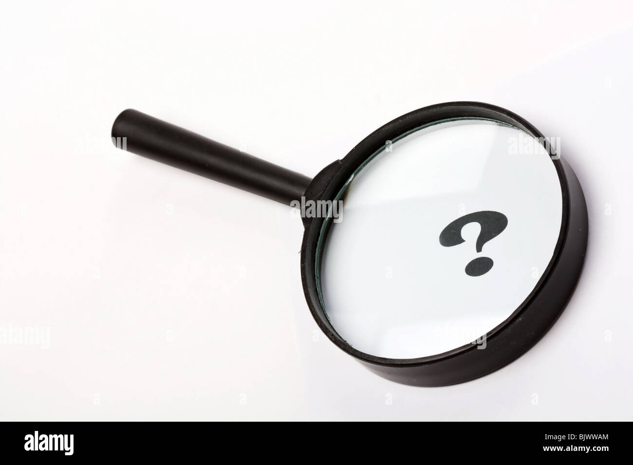 Magnifying glass question symbol hi-res stock photography and images ...