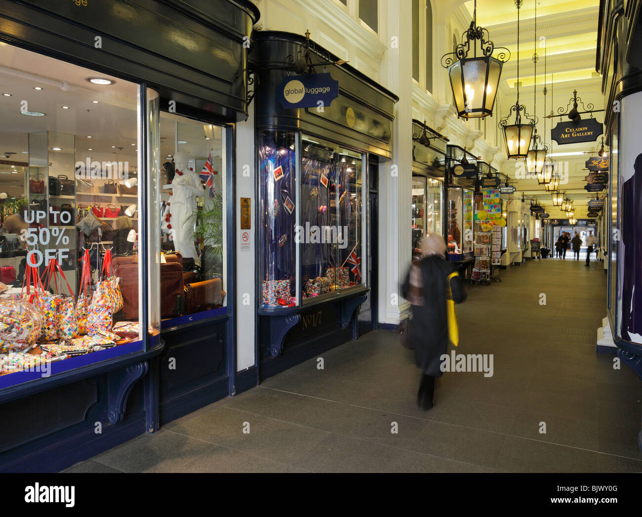 The Princes Arcade in Piccadilly. Stock Photo