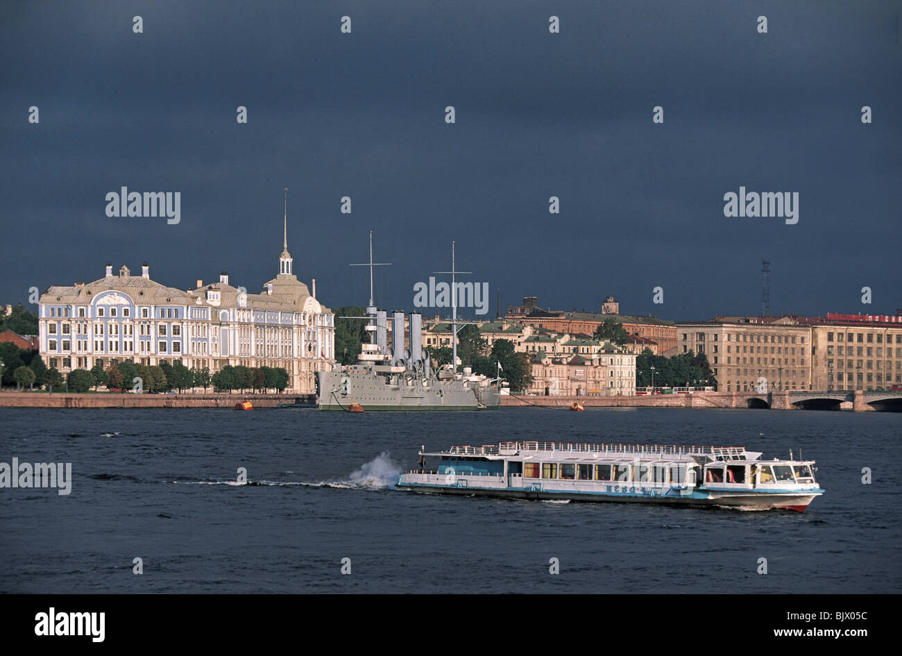 Russia,St Petersburg,Neva river,Aurora Cruiser,Naval Academy Stock ...