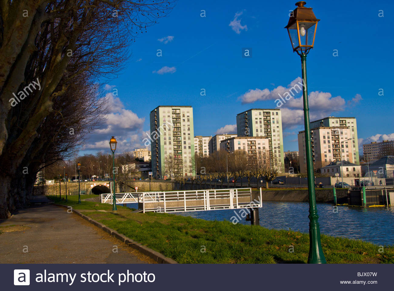 Paris Residential Suburbs Stock Photos & Paris Residential Suburbs