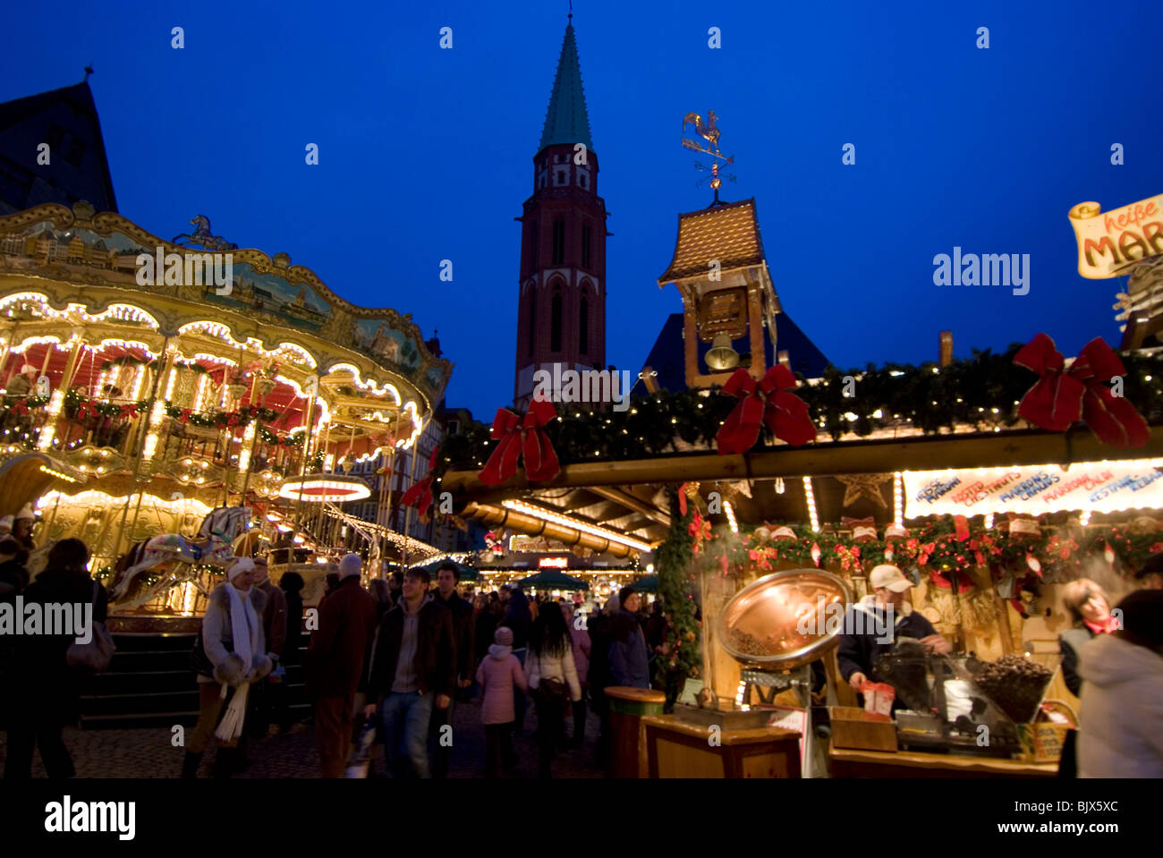 Weihnachtsmarkt (Christmas market), Frankfurt, Germany Stock Photo - Alamy