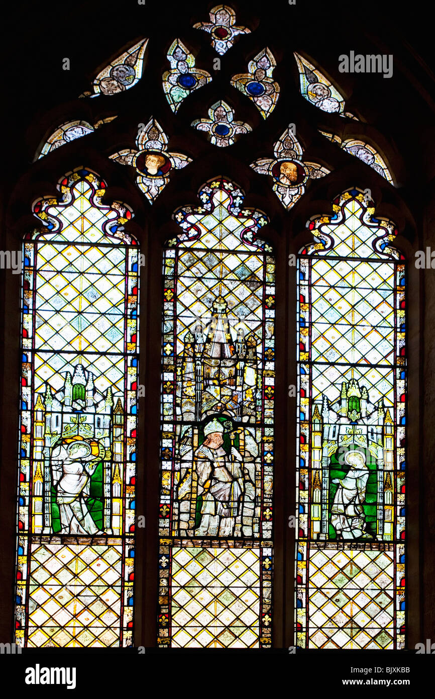 Christ Church Oxford Stained Glass Window Stock Photos & Christ Church