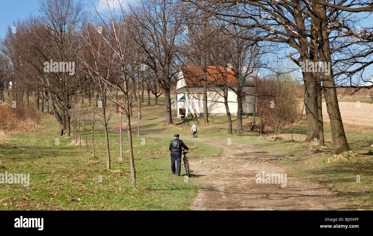 The 'Kalwaria Pathways', Kalwaria Zebrzydowska, Poland Stock Photo