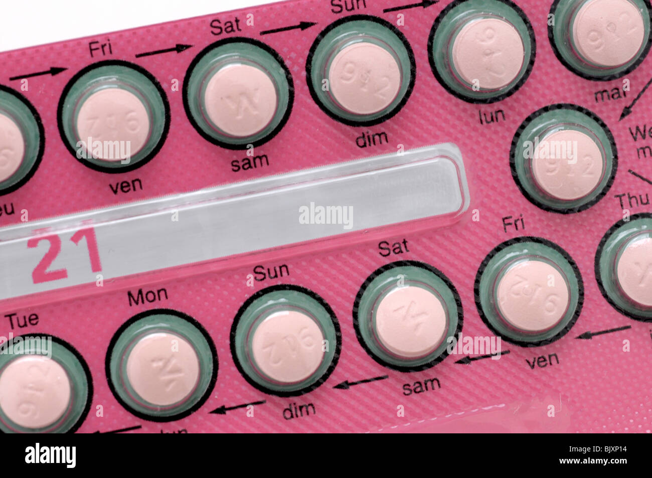 Birth Control Pills Stock Photo