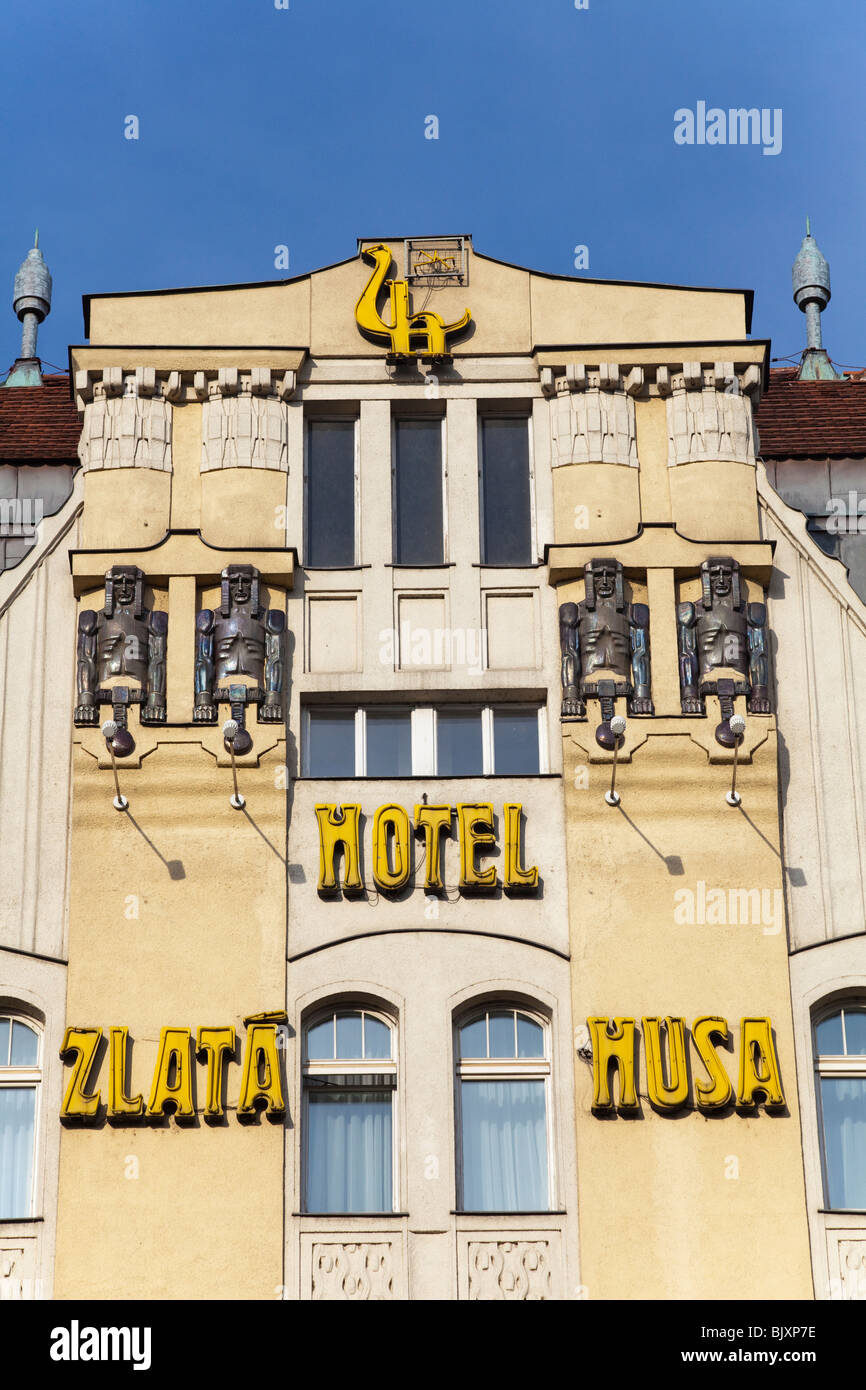 Prague golden star hotel hi-res stock photography and images - Alamy