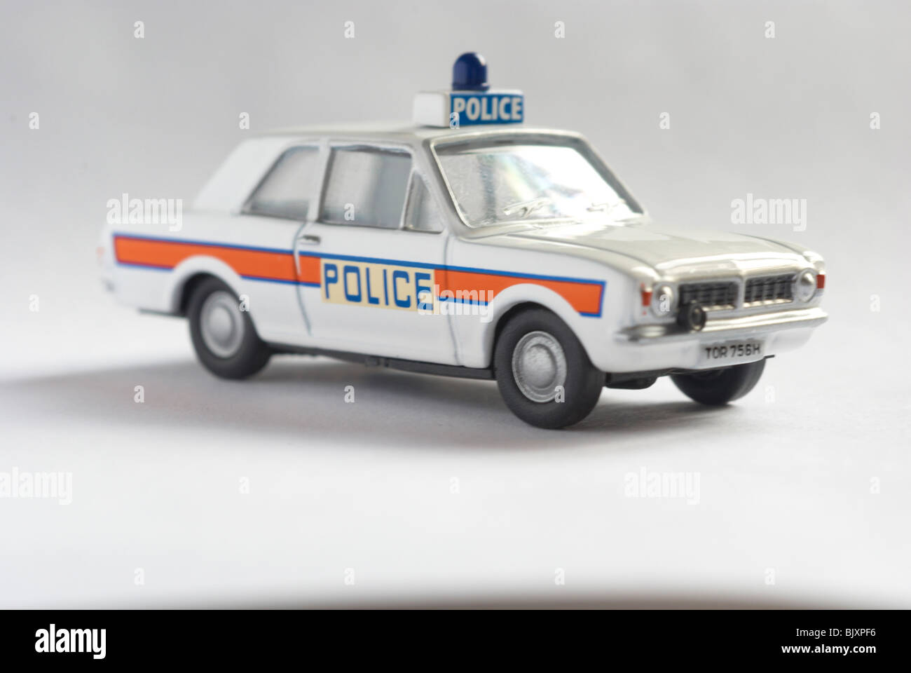 Ford Cortina Police Car (MKII) Stock Photo
