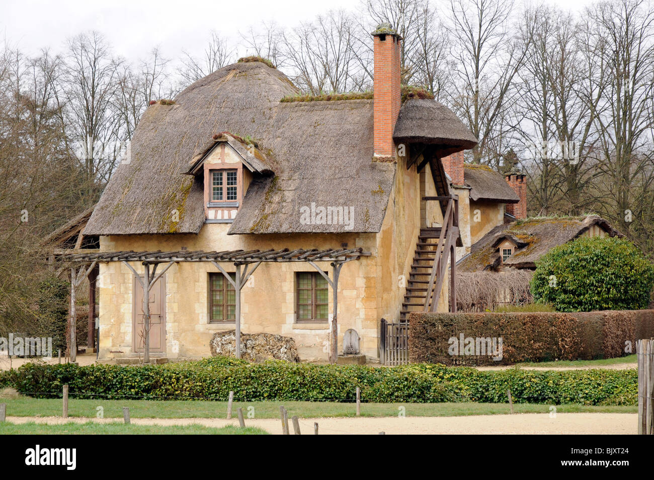 The Dovecote, The Queen's Hamlet, Palace of Versailles, Paris, France Stock Photo