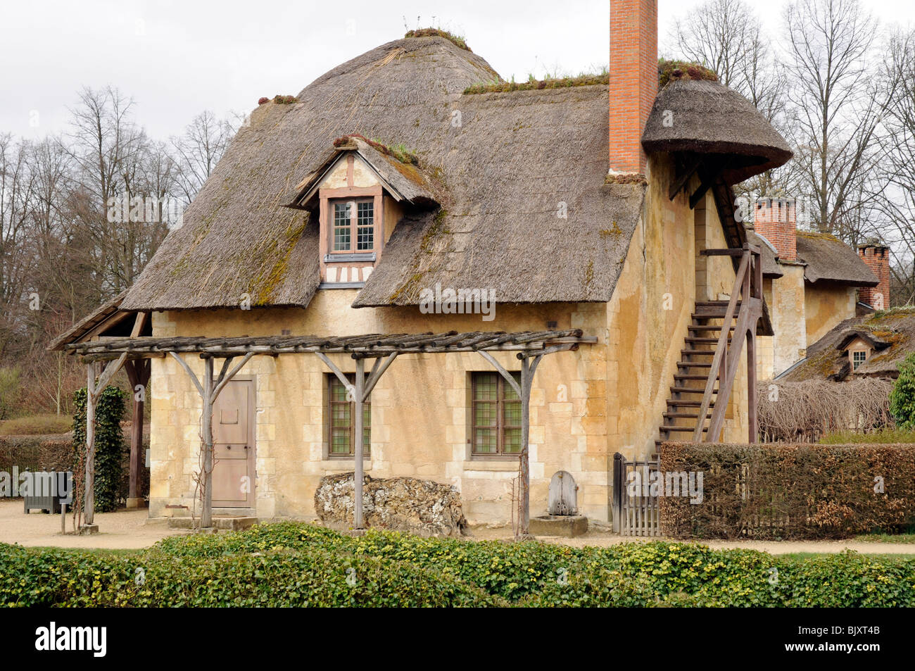 The Dovecote, The Queen's Hamlet, Palace of Versailles, Paris, France Stock Photo
