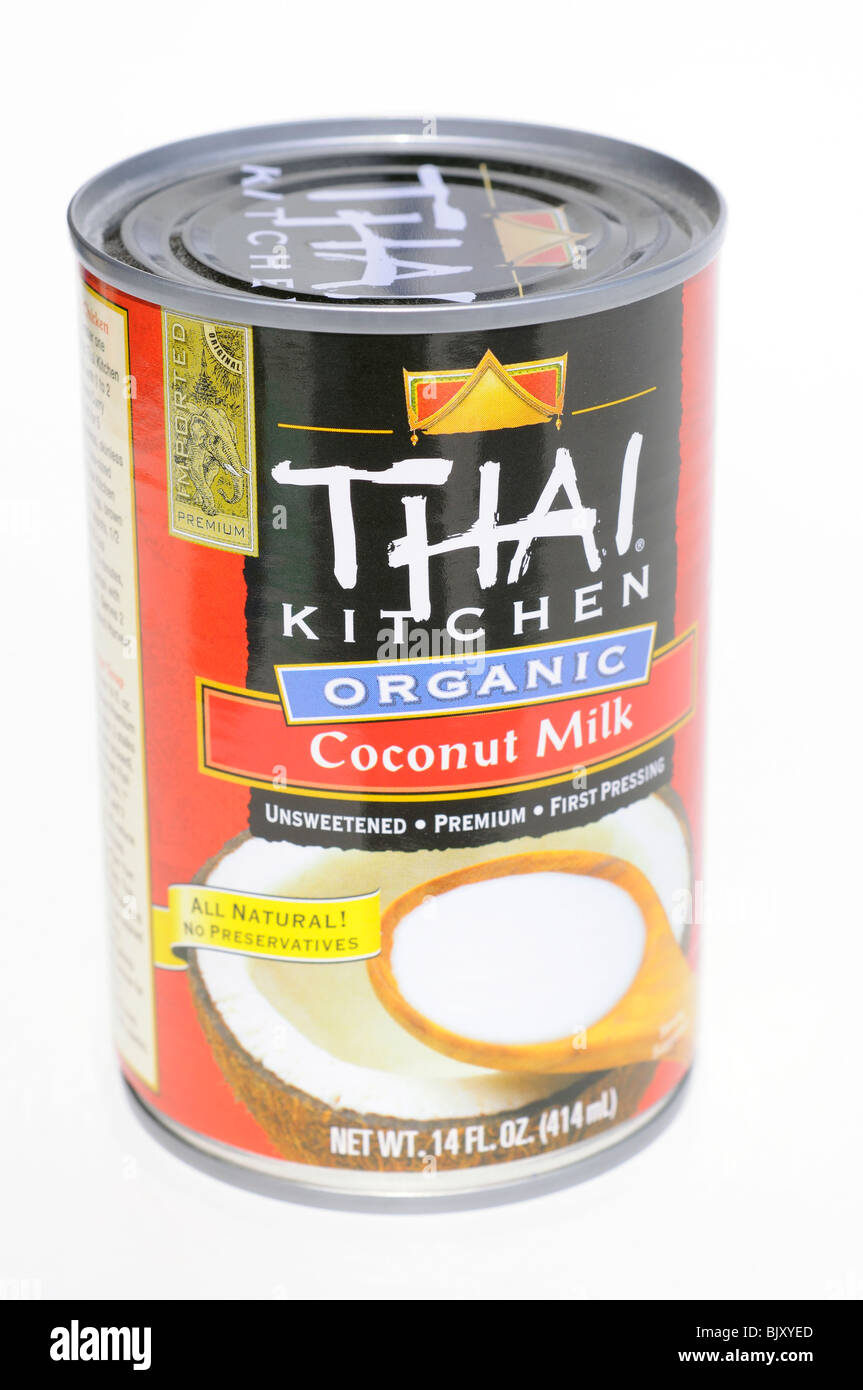 Coconut milk can Cut Out Stock Images & Pictures Alamy