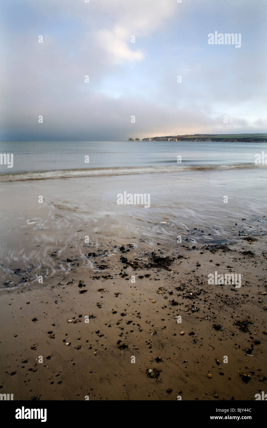 View of Old Harry Rocks from Studland Beach, Dorset Stock Photo - Alamy