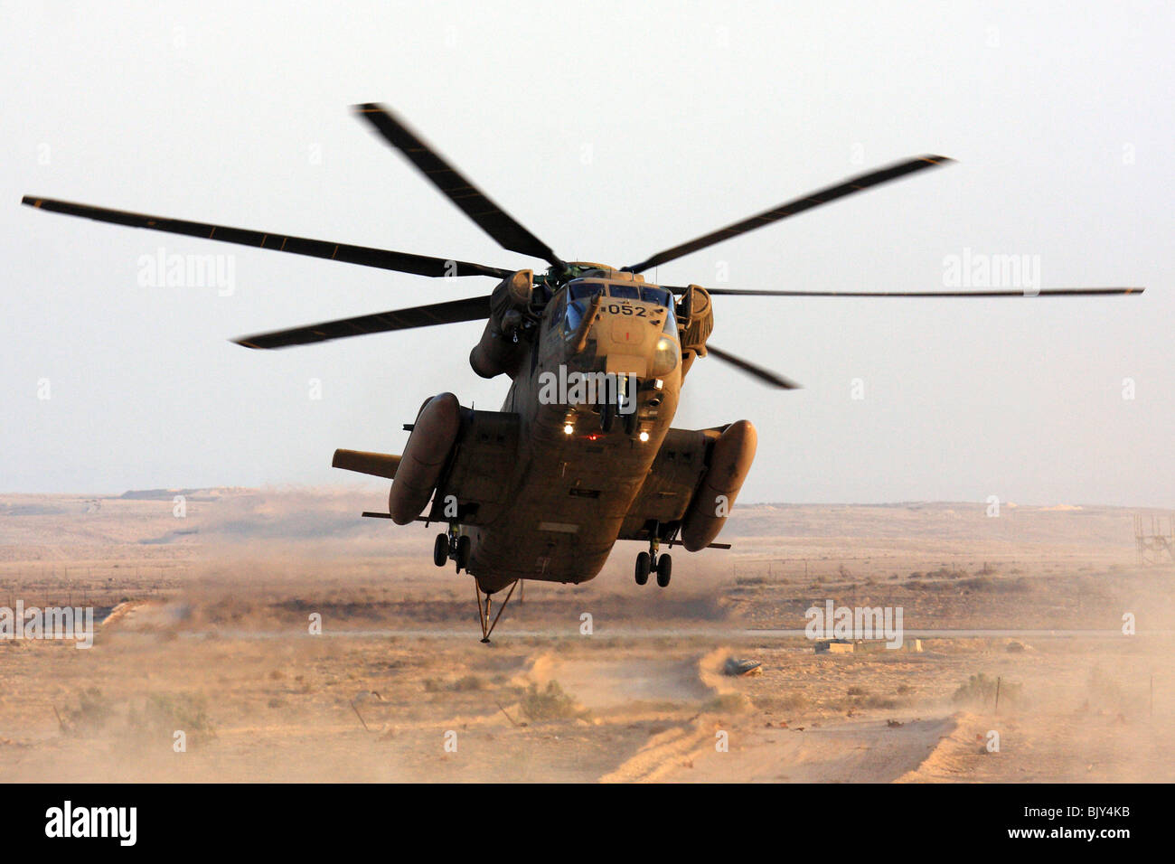 Israeli Air force Sikorsky CH-53 helicopter in flight Stock Photo