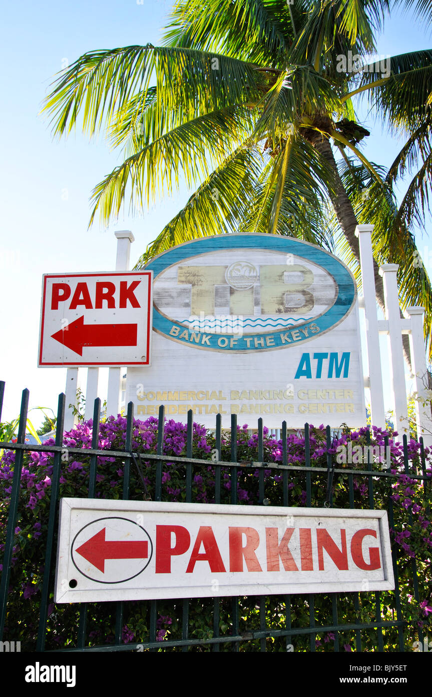 Parking sign, Key West, Florida, USA Stock Photo Alamy