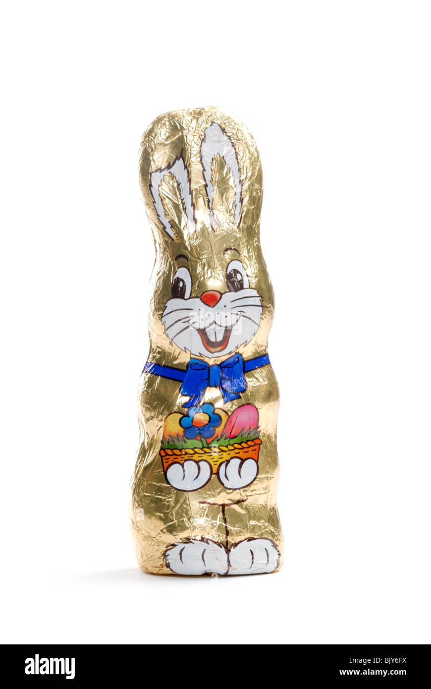 Chocolate easter bunny Stock Photo