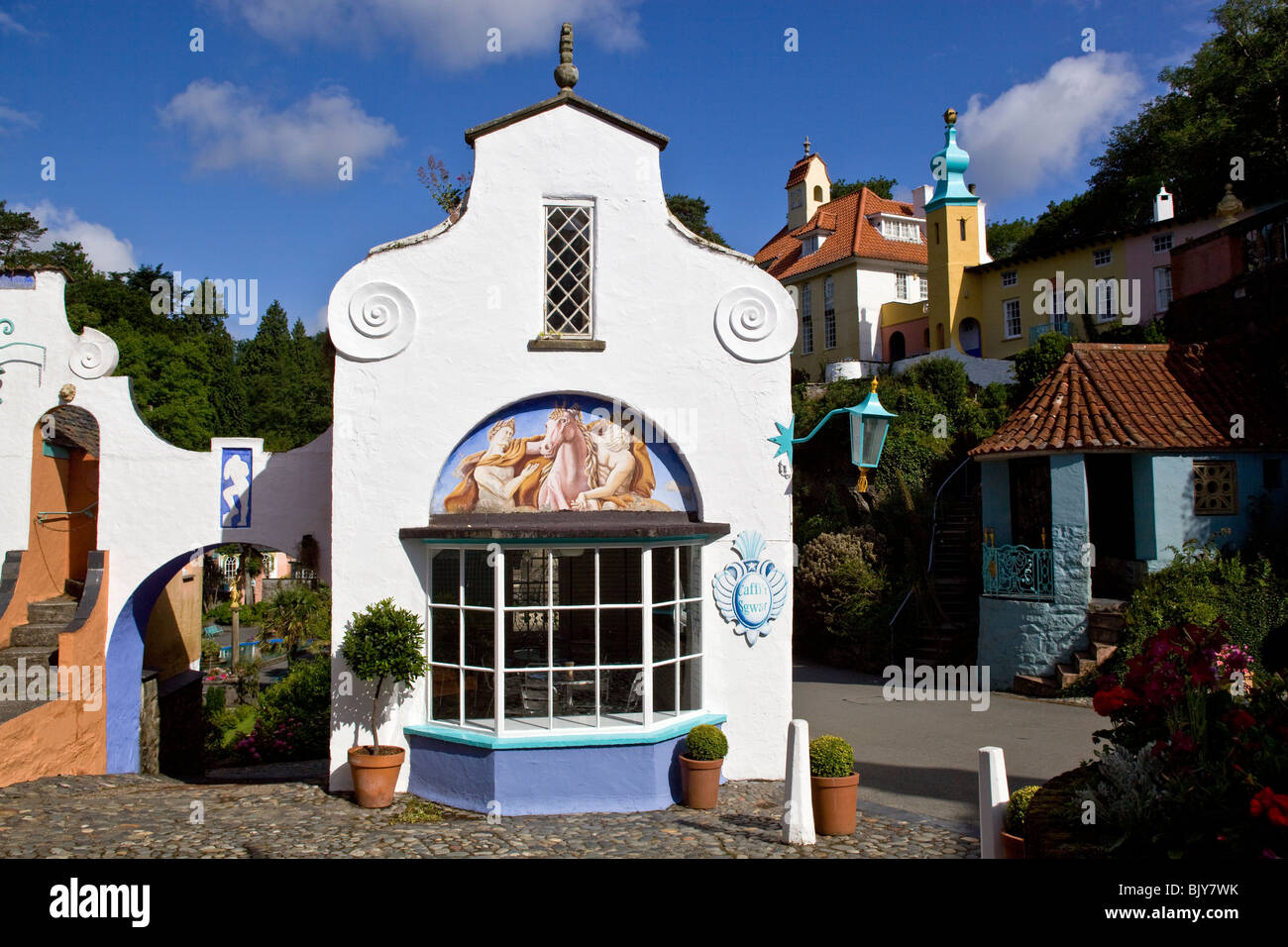 Battery Square Portmeirion Stock Photo Alamy