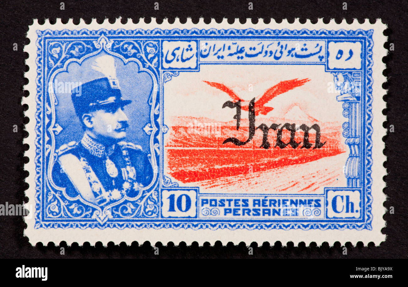 Postage stamp from iran formerly hi-res stock photography and images