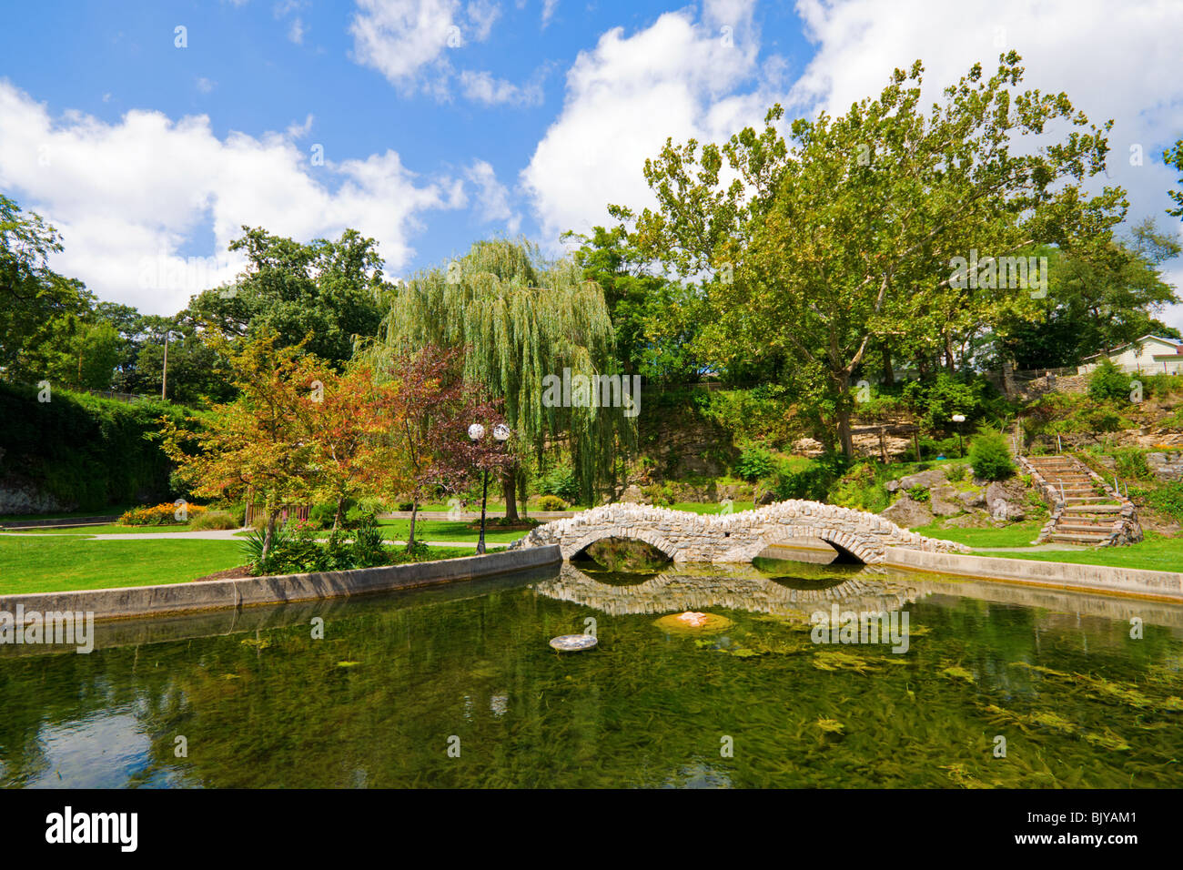 Pond park summer nobody hi-res stock photography and images - Alamy