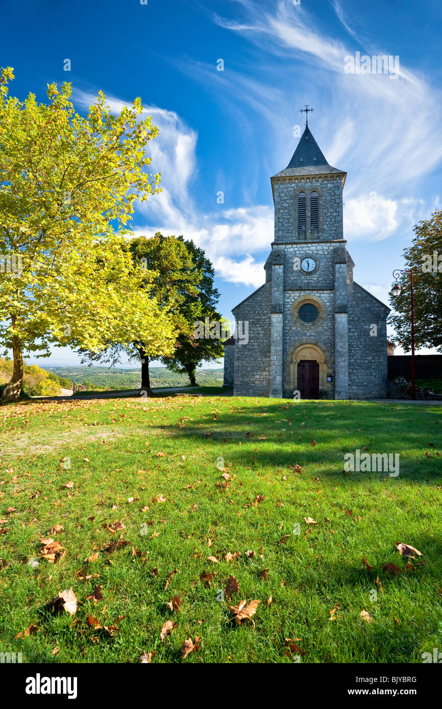 French countryside church hi-res stock photography and images - Alamy
