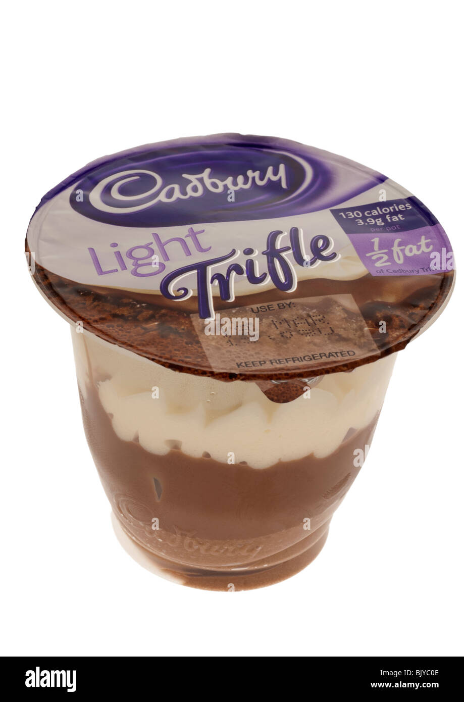 Cadbury Chocolate Light Trifle Stock Photo