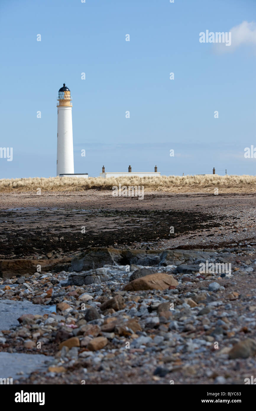 Barns Ness Lighthouse, East Lothian, Scotland Stock Photo