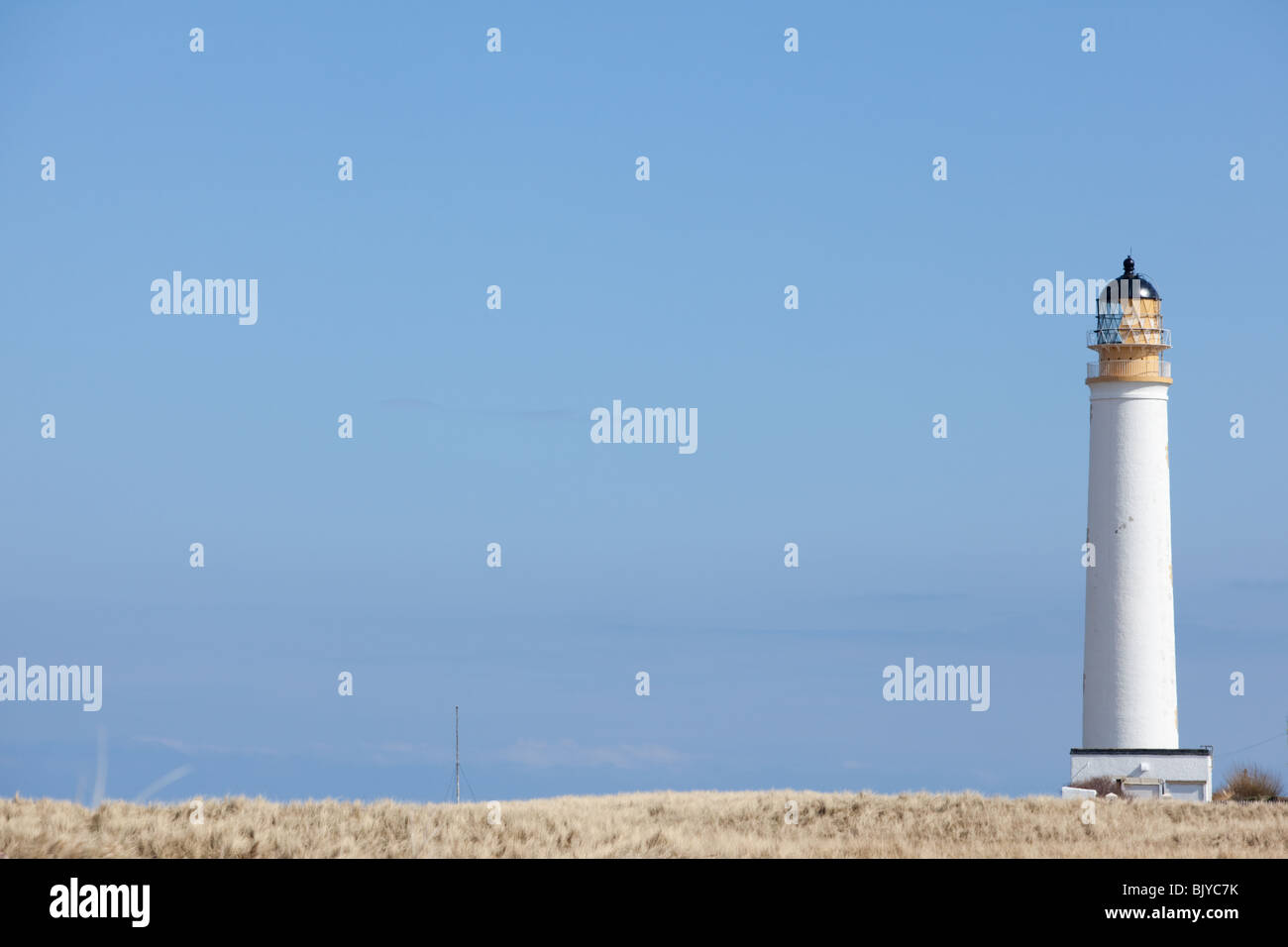 Barns Ness Lighthouse, East Lothian, Scotland Stock Photo