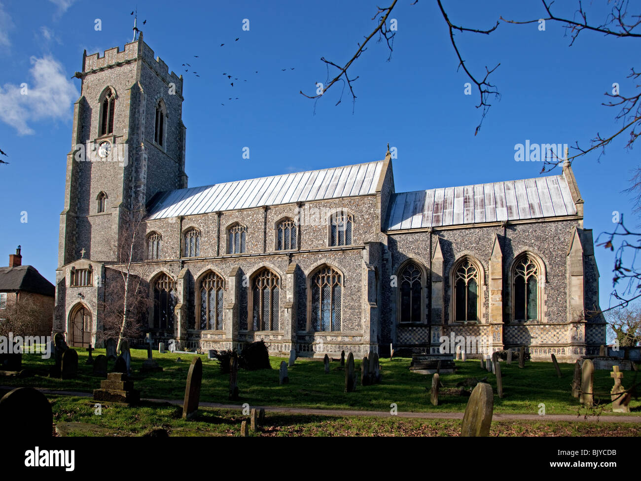 St Mary's Church, Martham, Norfolk Stock Photo Alamy