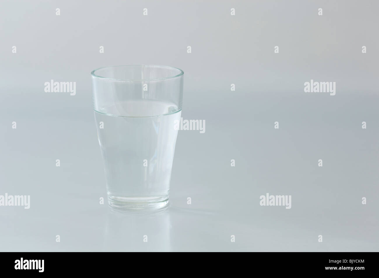 A glass of water Stock Photo