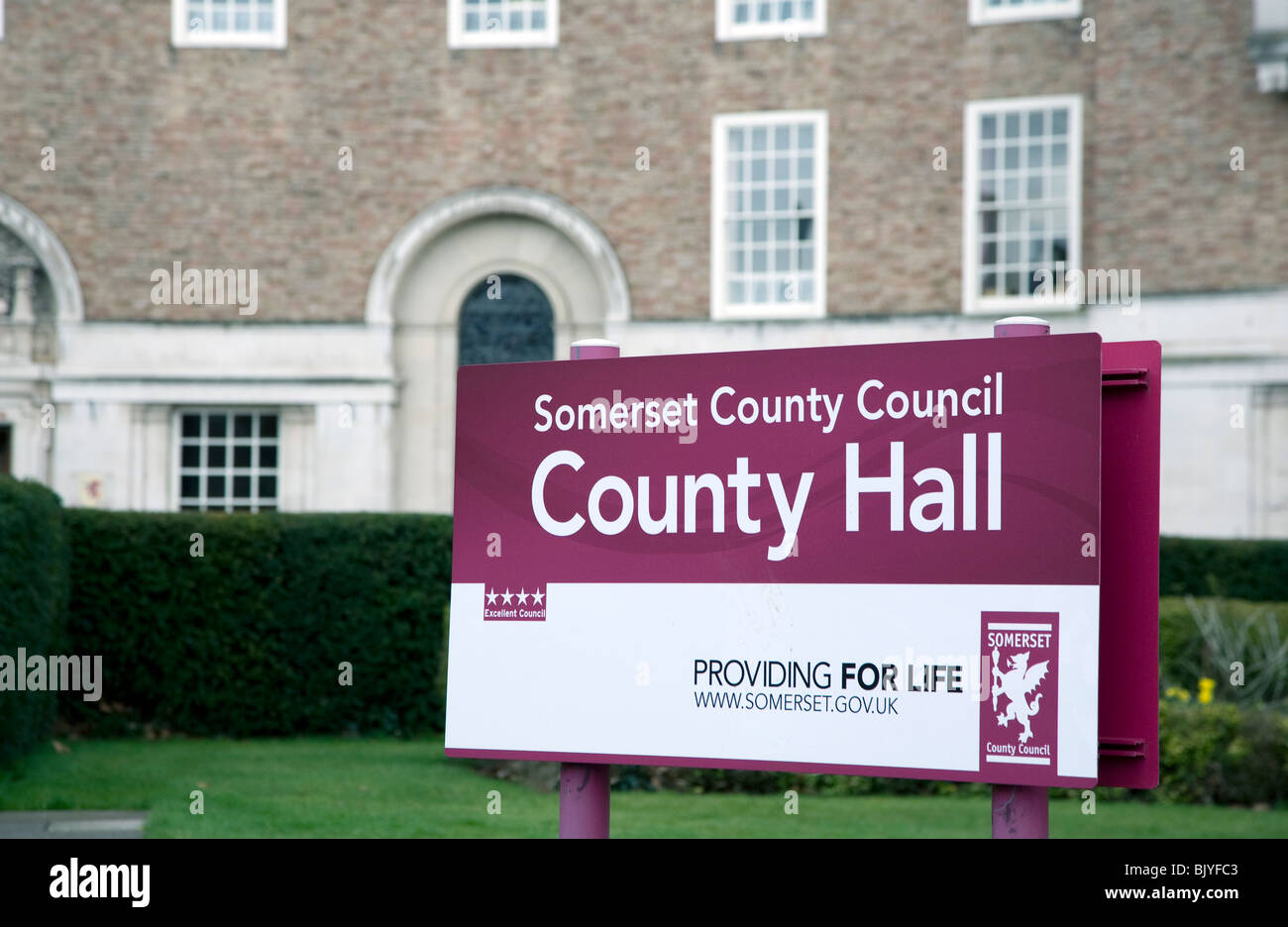 County Hall, Taunton, Somerset Stock Photo Alamy