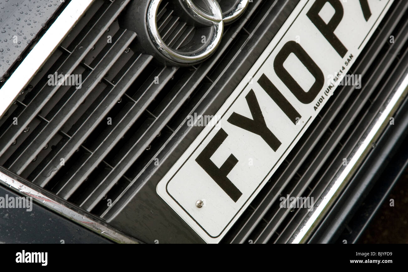 2010 registration plate on car, England Stock Photo - Alamy