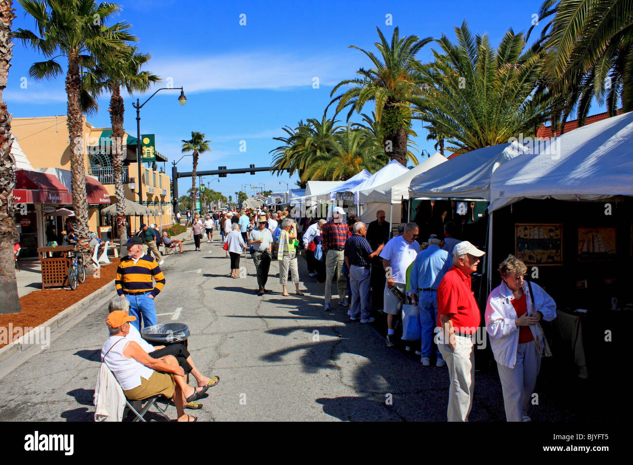 the annual Art Festival in Venice Florida USA Stock Photo Alamy