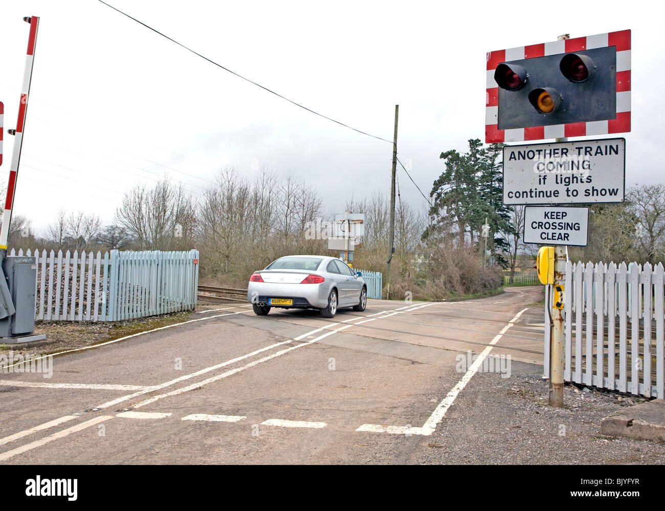 Level Crossing Uk Road Sign High Resolution Stock Photography And Images Alamy