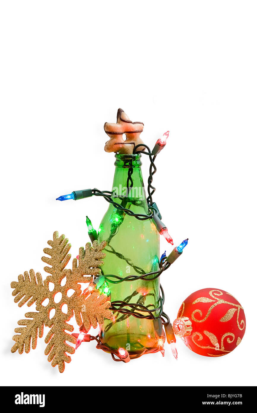 Beer Bottle Christmas Lights