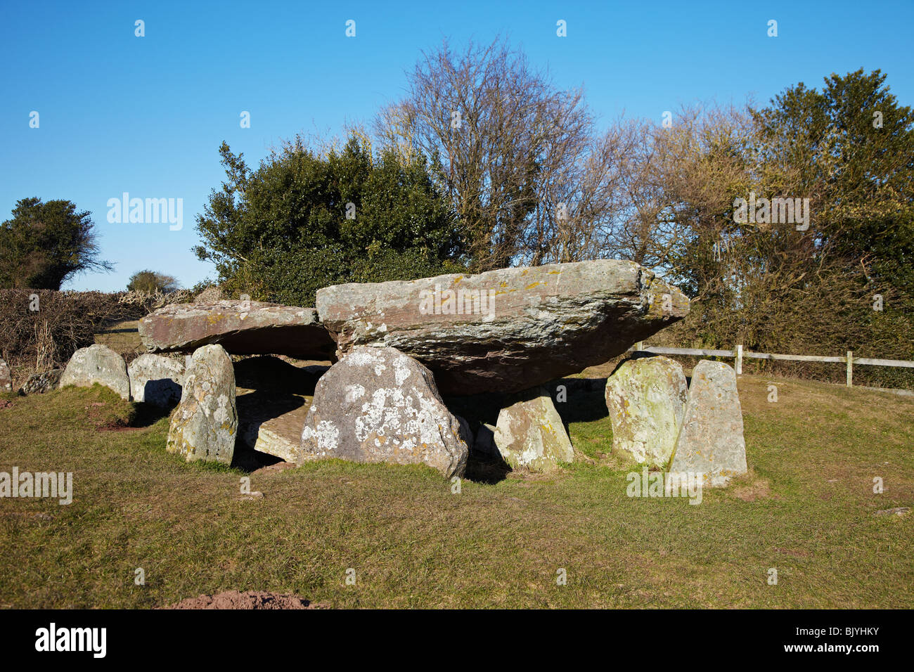 Arthur's Stone. A Late Neolithic Chambered Tomb, Dorstone, Herefordshire, England, UK Stock