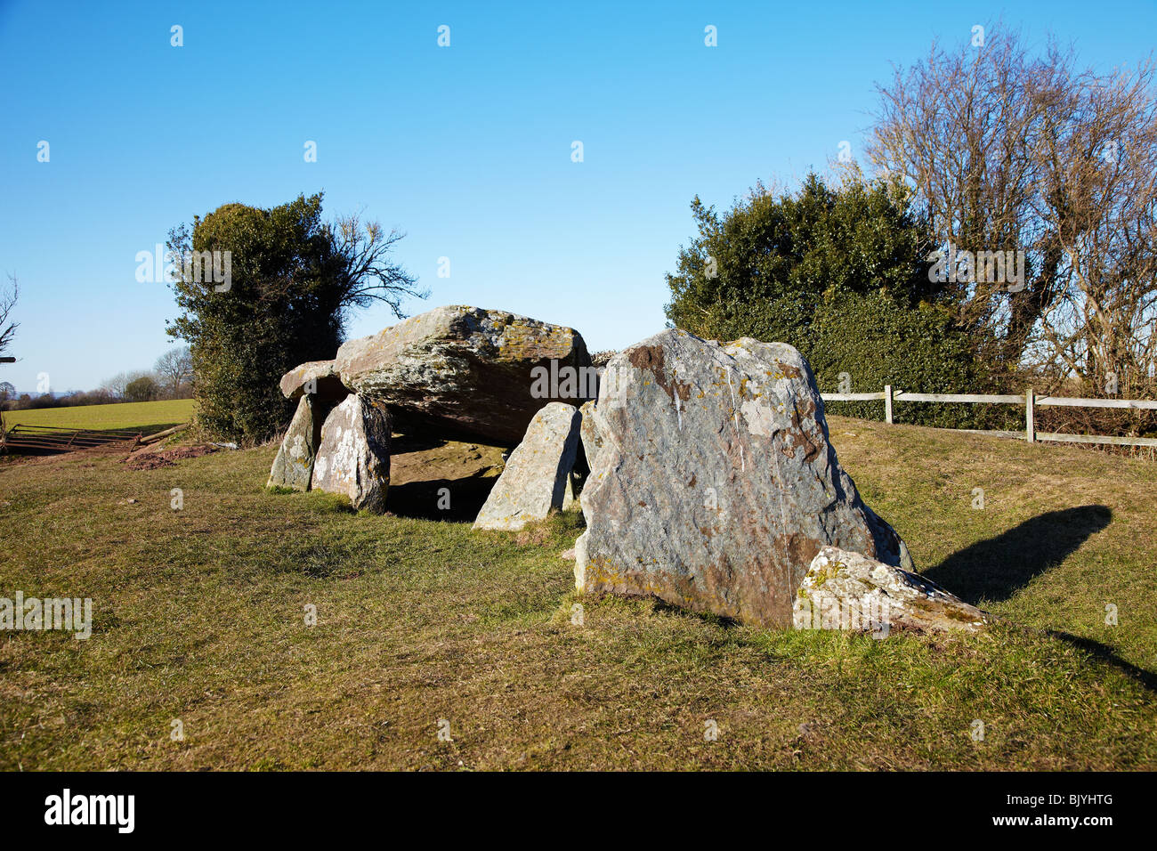 Arthurs stone dorstone herefordshire neolithic hires stock photography