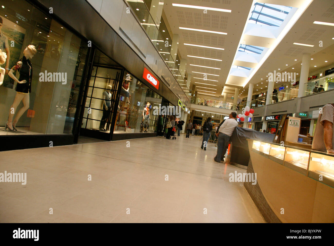 shopping mall in israel Stock Photo - Alamy