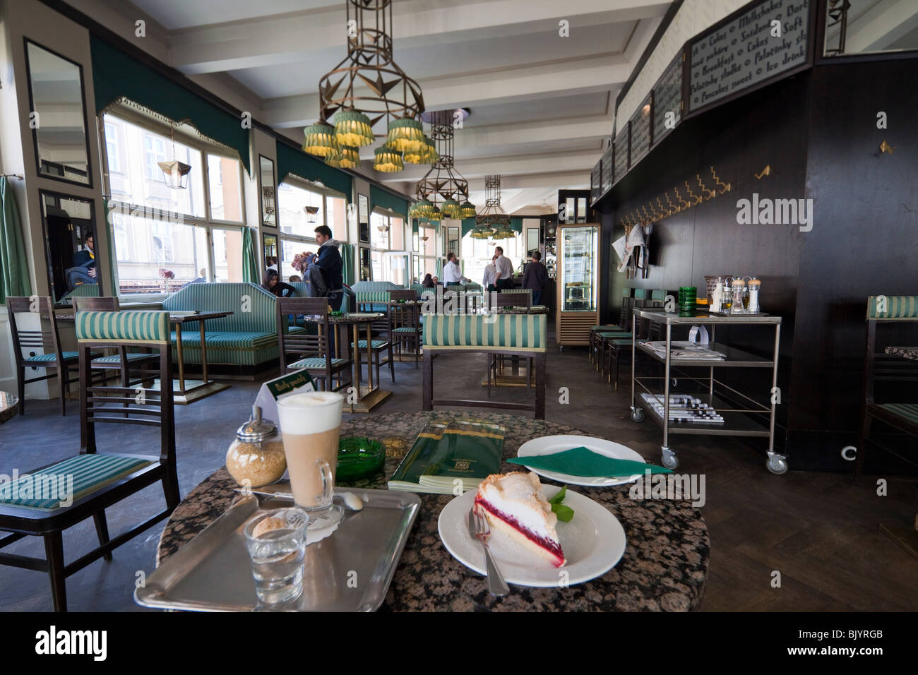 cafe, House of the Black Madonna, Old Town, Prague, Czech