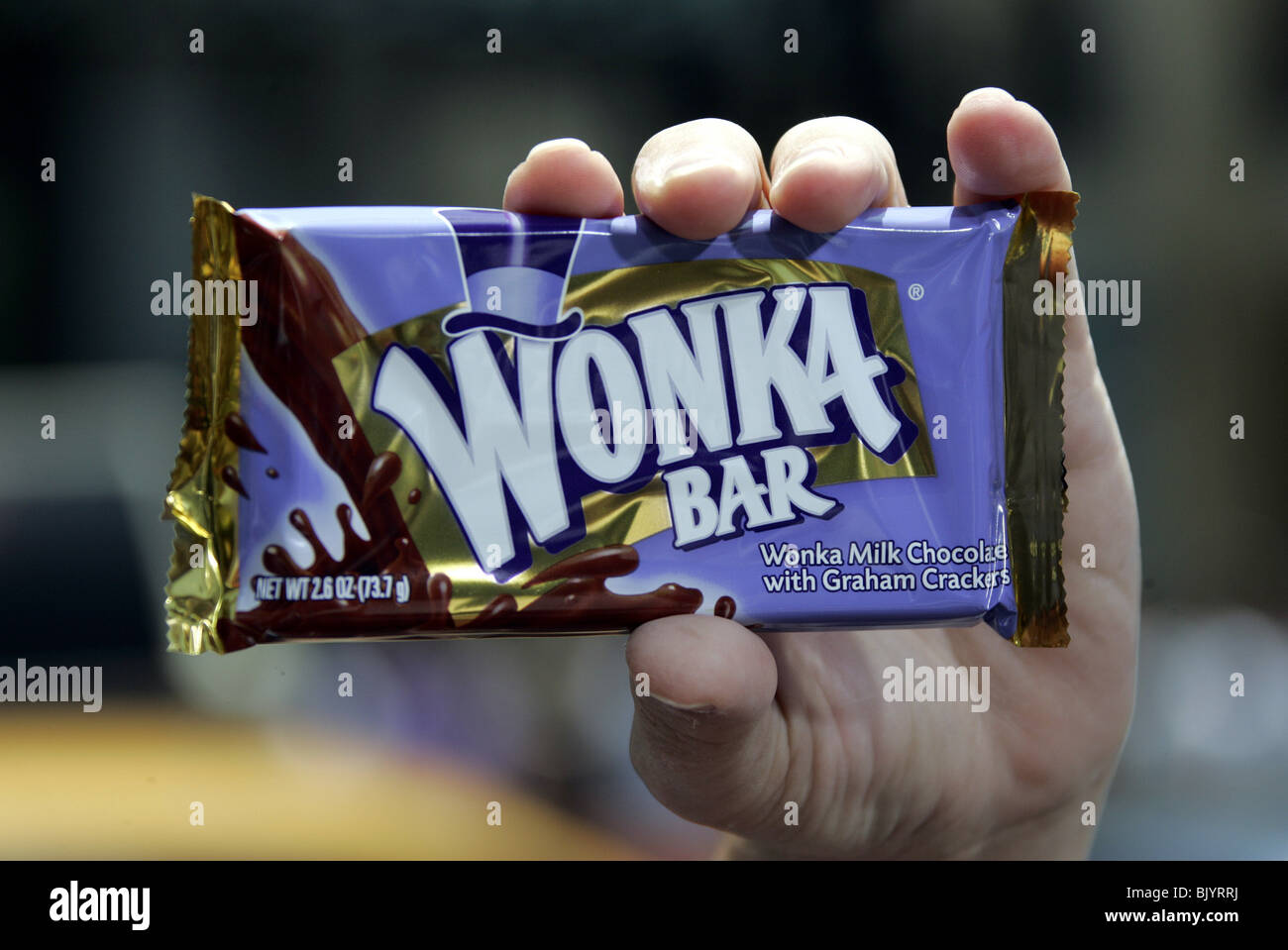 Faire-part Tablette de chocolat Willy Wonka