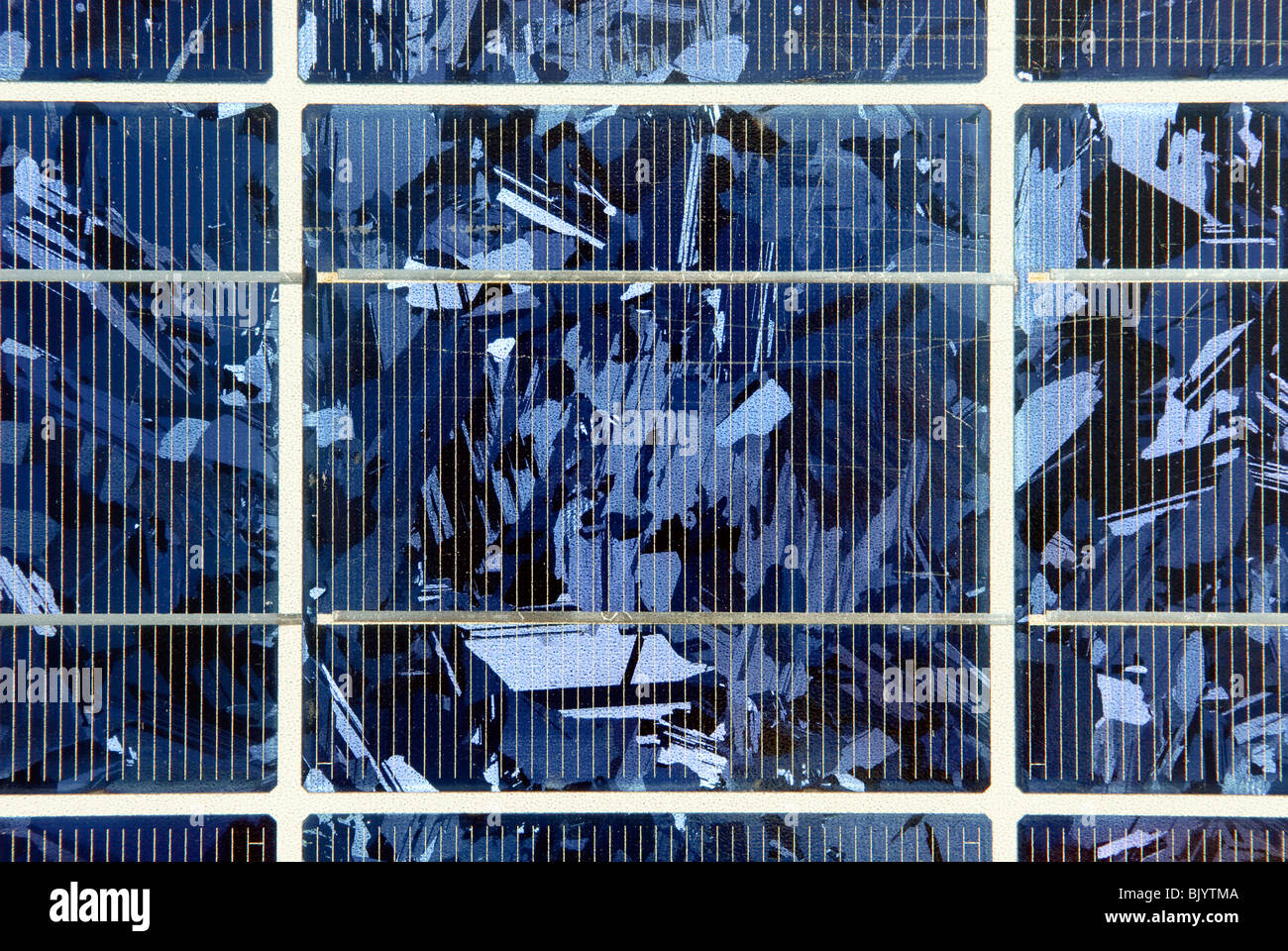 Close-Up of Solar module Stock Photo