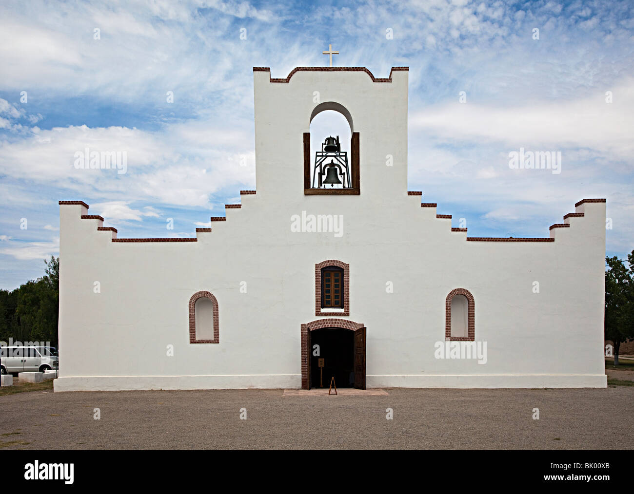 Mission Socorro El Paso Texas USA Stock Photo