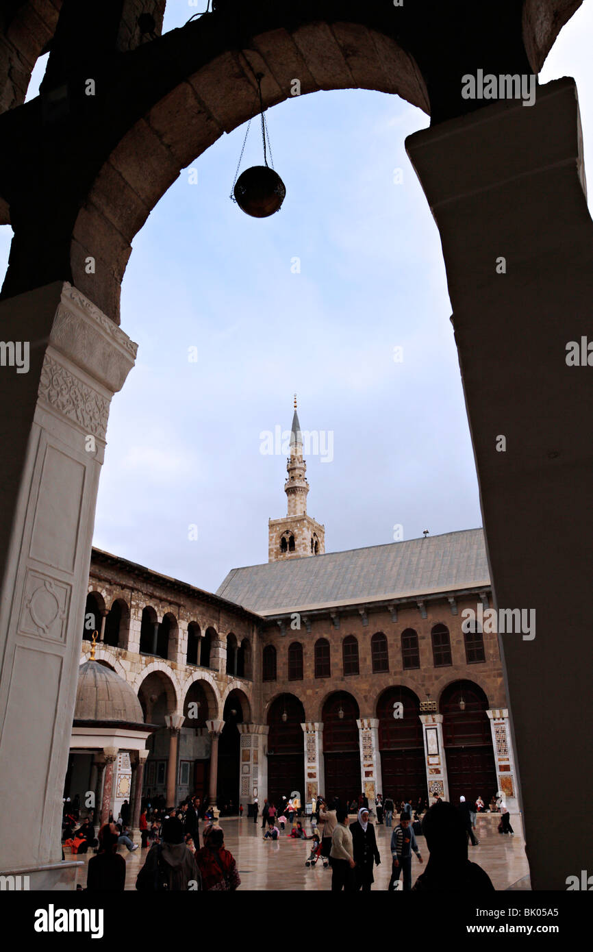 Omayyad Mosque in Damascus, Syria. Stock Photo