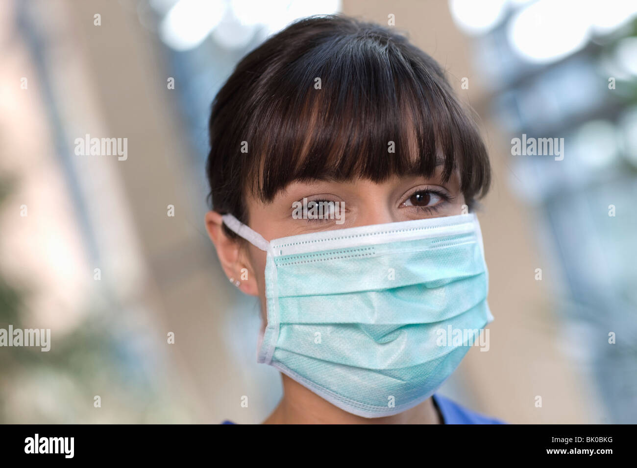 Nurse with head covering hi-res stock photography and images - Alamy