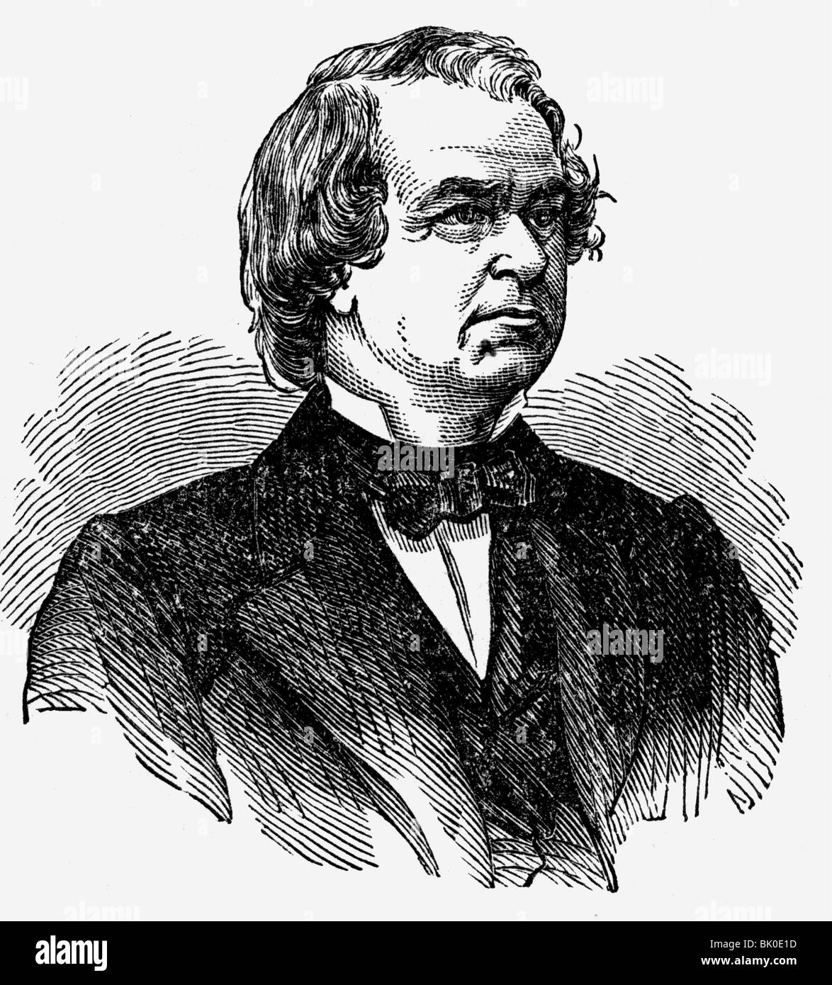 Johnson, Andrew, 29.12.1808 - 21.7.1875, American politician (Dem.), 17th 17. president of the USA 15.4.1865 - 4.3.1869, portrait, 19th century, , Stock Photo