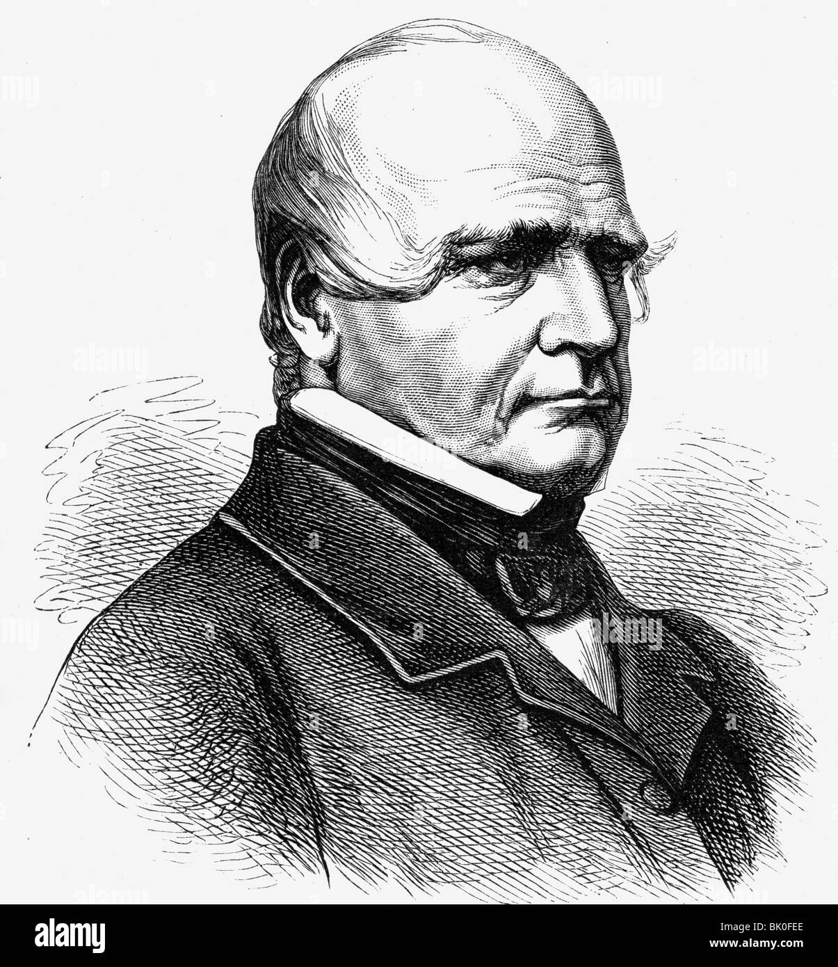 Barrot, Odilon, 19.7.1791 - 6.8.1873, French politician, Prime Minister 20.2.1848 - 31.12.1849, portrait, wood engraving, 19th century, , Stock Photo