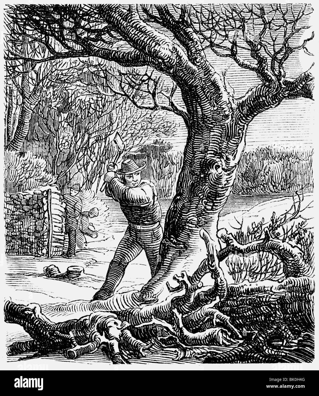 Lumberjack 19th century hires stock photography and images Alamy